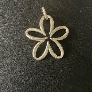 James Avery Sterling Silver Retired Large Flower 1.75” in length